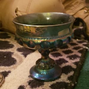 Carnival. Indian thumb print glass.candy ball